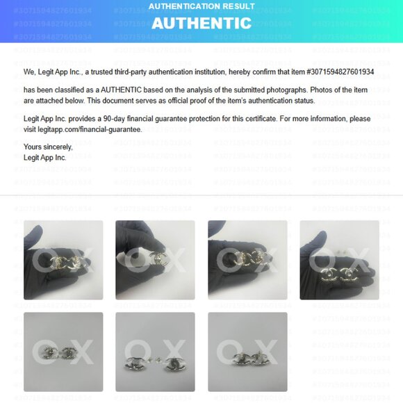 CHANEL Pre-Owned 1995 Gold Tone Turn Rock CC Clip On Earrings - Picture 9 of 9